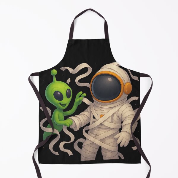 Item preview, Zero Gravity Mummy Wrap – Halloween Space Fun designed and sold by HEERMANArt.