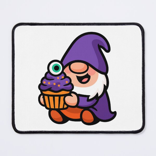 Item preview, Halloween Gnome Eating Cupcake T-Shirt – Cute Spooky Design designed and sold by PrintCreations9.