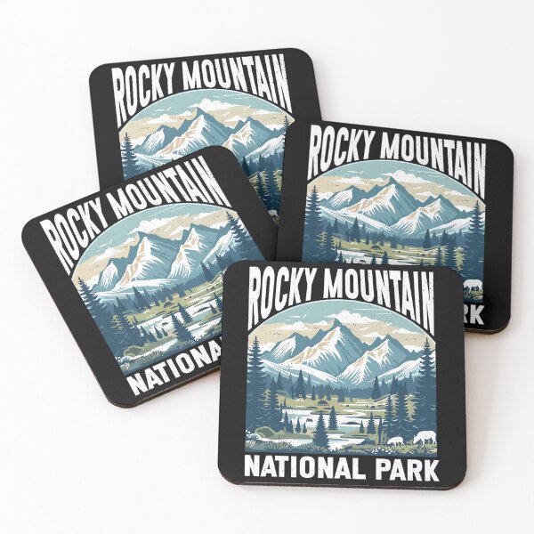 Item preview, Rocky Mountain National Park Vintage Graphic designed and sold by Pyotsak.