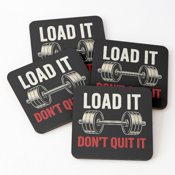 Item preview, Load It, Don’t Quit It – Fitness Barbell Design designed and sold by Weorus.