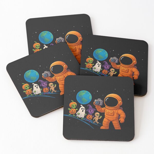 Item preview, Cosmic Halloween Parade – Spooky Space Celebration designed and sold by HEERMANArt.