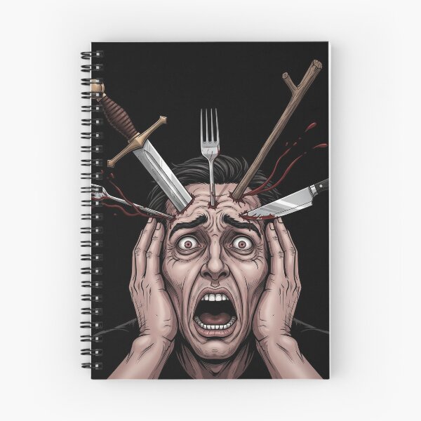 Item preview, Man Head With fork  designed and sold by DigitaLanz Art.