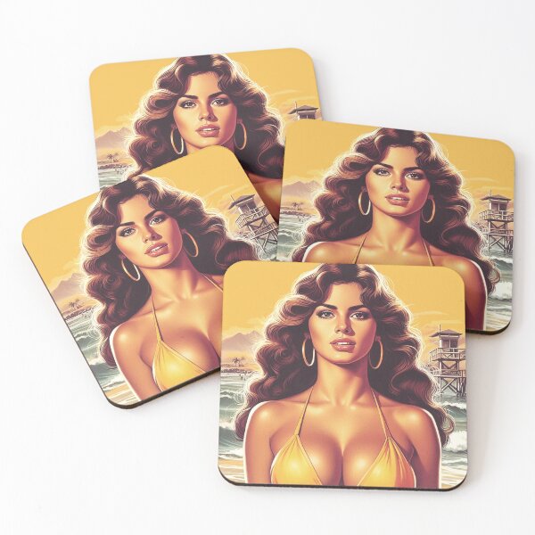 Item preview, Retro Hot Summer Woman designed and sold by PulpVintage.