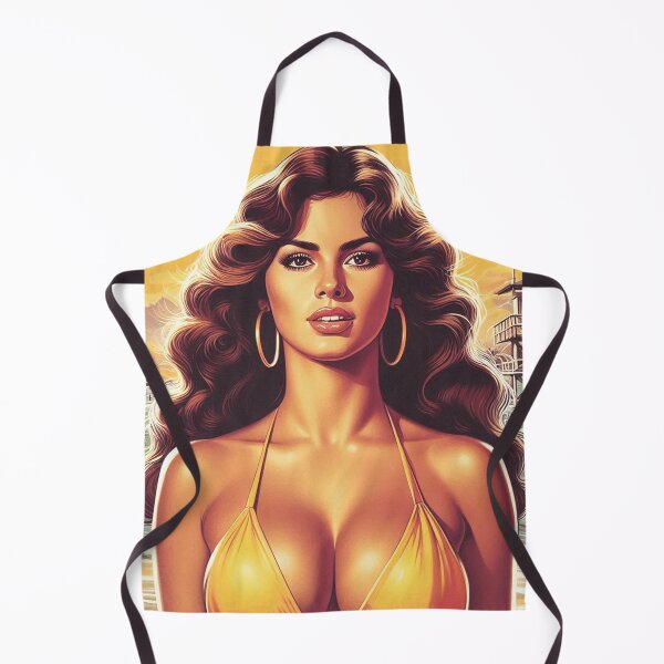 Item preview, Retro Hot Summer Woman designed and sold by PulpVintage.