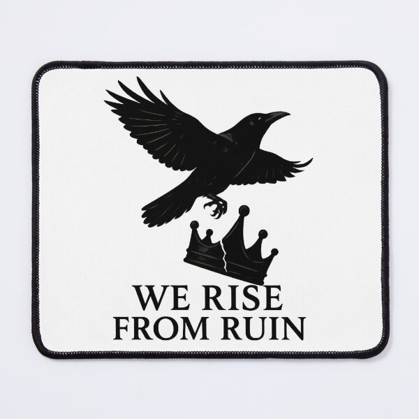 Item preview, We Rise From Ruin – Raven & Crown designed and sold by Mythborn Saga.