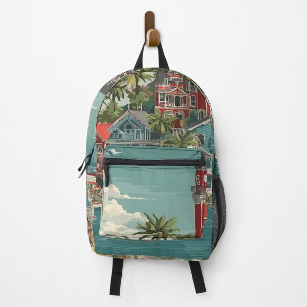 Item preview, Put-in-Bay Ohio Vintage Travel Art | Lake Erie Island Life Illustration designed and sold by TuncGK.