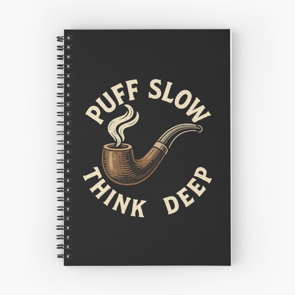 Item preview, Puff Slow, Think Deep designed and sold by JapplesBrewer.