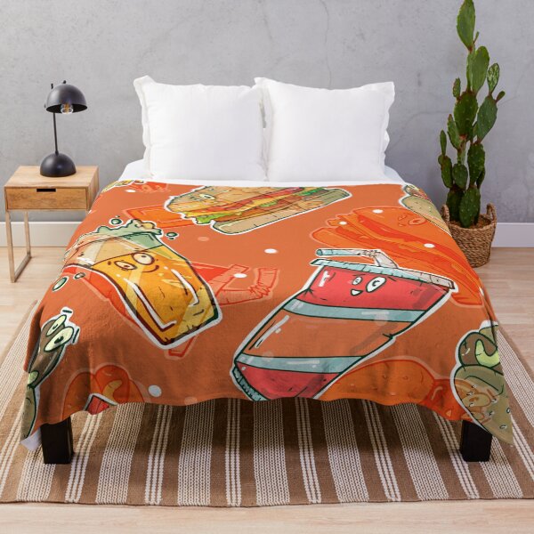 Item preview, Food Pattern - Juice, Sandwich, Orange designed and sold by RWT-Design.