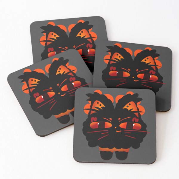 Item preview, Infermeow – The Fiery Fluffy Cat designed and sold by Lil’ Ember Eyes.