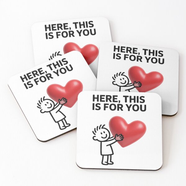 Item preview, Cute Cartoon Heart Gift Love Valentine Illustration designed and sold by Amanda's Factory.