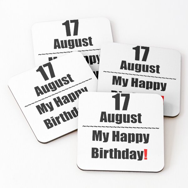 Item preview, 17 August Birthday designed and sold by ariksworld.