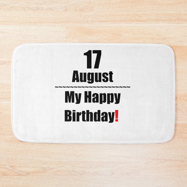 Item preview, 17 August Birthday designed and sold by ariksworld.