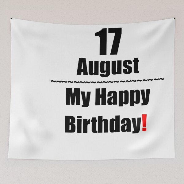 Item preview, 17 August Birthday designed and sold by ariksworld.