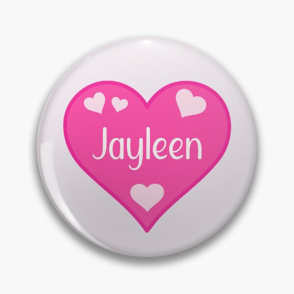 Item preview, Jayleen Name Pink Heart  designed and sold by Jeallan Designs.