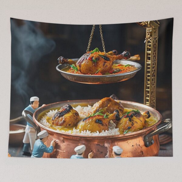 Item preview, Small Chefs Cooking Chicken Biryani designed and sold by M-Y-A-R-T-.