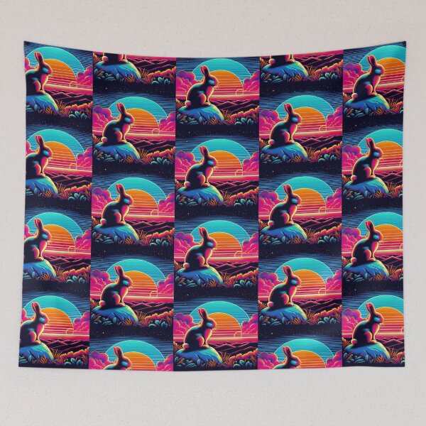 Item preview, Rabbit sunset watching designed and sold by Dogandesighn.