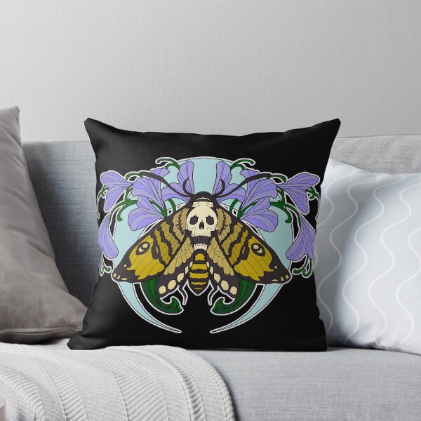 Artikelvorschau, Totenkopfmotte entworfen und verkauft von Chaos Bound Designs.