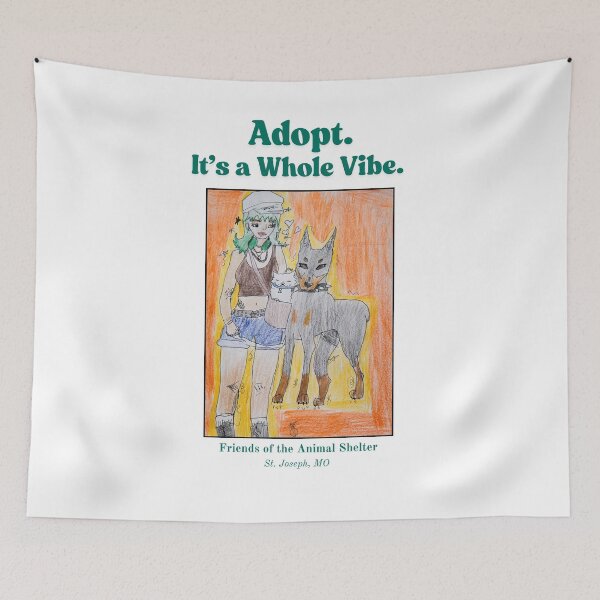 Item preview, Adopt. It's a Whole Vibe.  designed and sold by FOTAS.