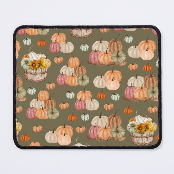 Item preview, Rustic Pumpkin Harvest on Greenish Brown designed and sold by KSimpson838.