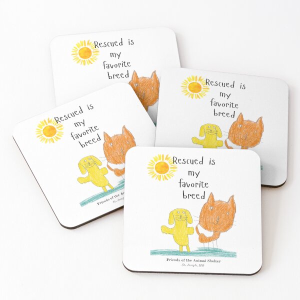 Item preview, Rescued is my favorite breed designed and sold by FOTAS.