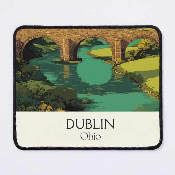 Item preview, Dublin Ohio Vintage Travel Art | Irish Festival & Golf Heritage designed and sold by TuncGK.