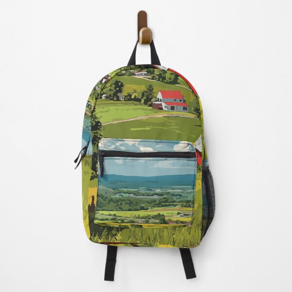 Item preview, Wooster Ohio Vintage Travel Art | Rural Ohio Farmland Scenery designed and sold by TuncGK.