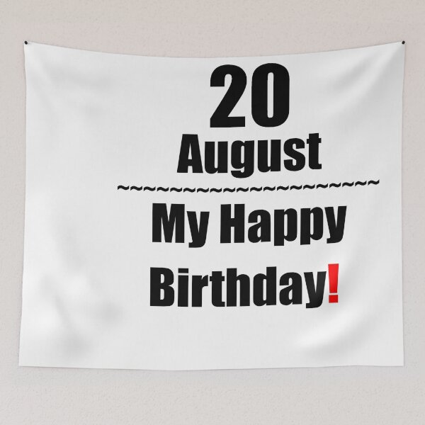 Item preview, 20 August Birthday designed and sold by ariksworld.