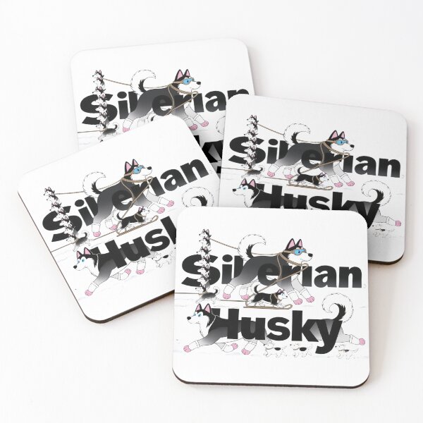Item preview, Siberian Husky with Siberian Husky designed and sold by forget45studio.