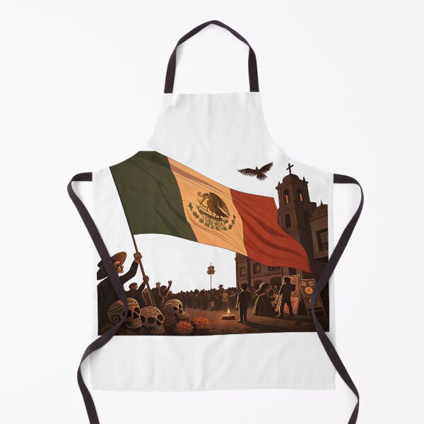 Item preview, Square with crowd with Mexico flag designed and sold by Yas-ko.