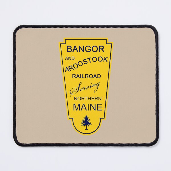 Item preview, Shelly's Train Store - Bangor & Aroostook RR 1891~2003, Bangor, Maine , Vintage & Classic Train Logos, Rail & Railroad Logos, train stickers, magnets, t-shirts, posters & much more. designed and sold by MoreEZUSA-Here.