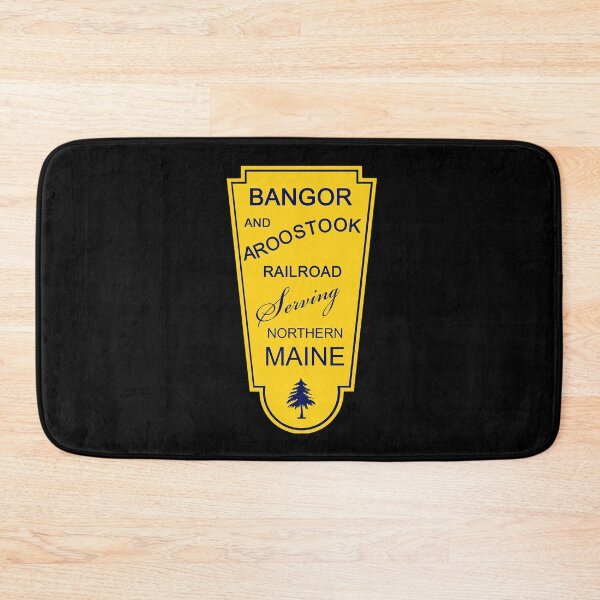 Item preview, Shelly's Train Store - Bangor & Aroostook RR 1891~2003, Bangor, Maine , Vintage & Classic Train Logos, Rail & Railroad Logos, train stickers, magnets, t-shirts, posters & much more.  designed and sold by MoreEZUSA-Here.