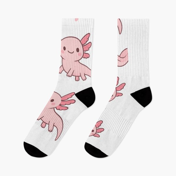 Item preview, Cute Axolotl Pattern – Kawaii Pink Axolotl Design designed and sold by Vyling.