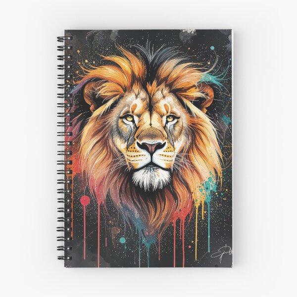 Item preview, Lion in watercolour designed and sold by ArtRatNina.