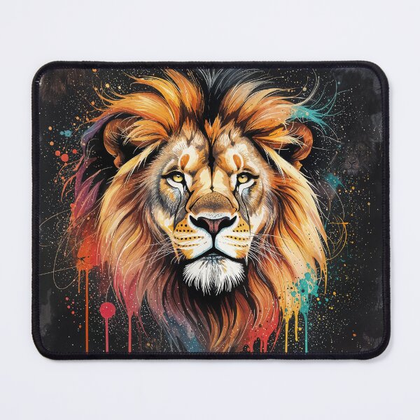 Item preview, Lion in watercolour designed and sold by ArtRatNina.