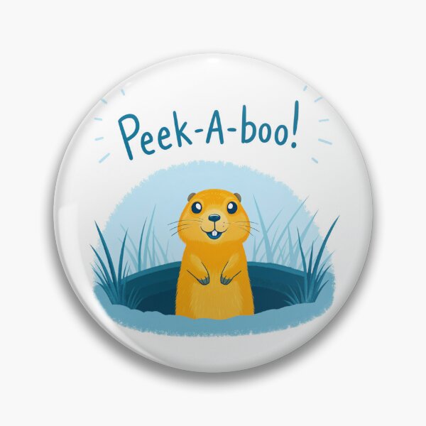 Item preview, Peek-A-Boo Prairie Dog Sticker designed and sold by kacperartdesign.