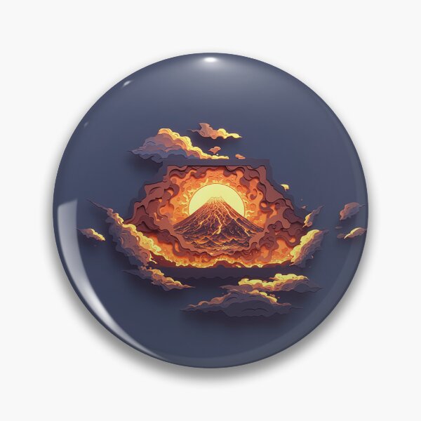 Item preview, Papercut Layered Volcano Glow designed and sold by Christian Weiss.