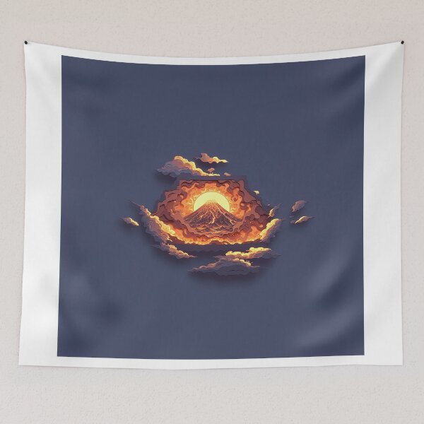 Item preview, Papercut Layered Volcano Glow designed and sold by Christian Weiss.