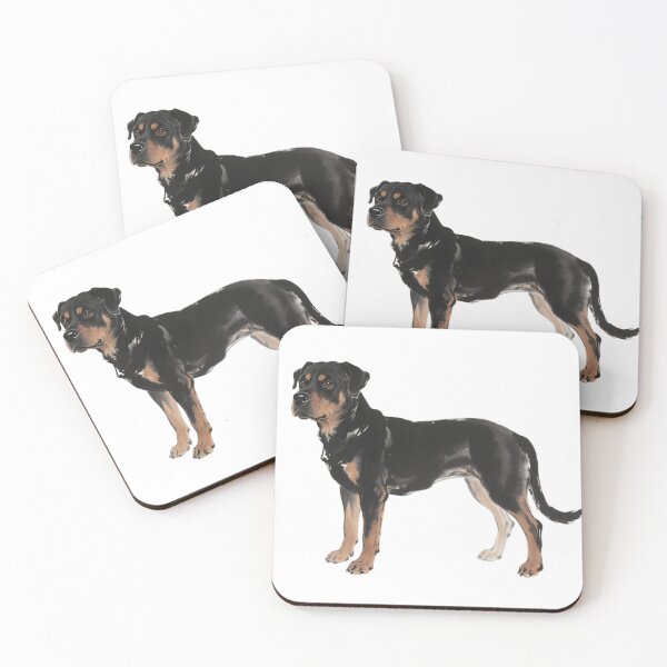 Item preview, Ink Drawing Art for Rottweiler designed and sold by forget45studio.