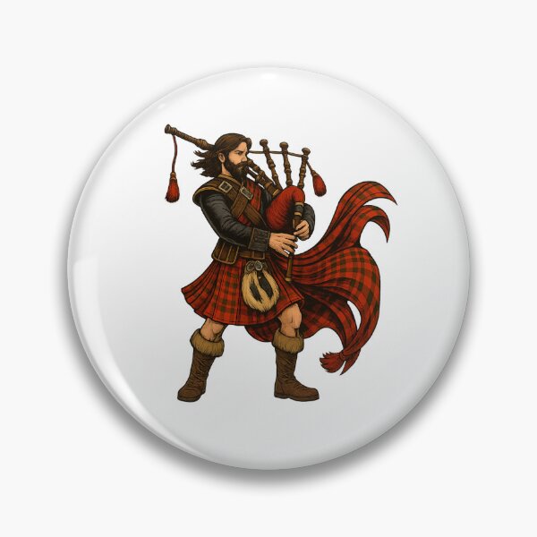 Item preview, Highland Spirit – Scottish Bagpiper Warrior Art designed and sold by CelticSoulShop.