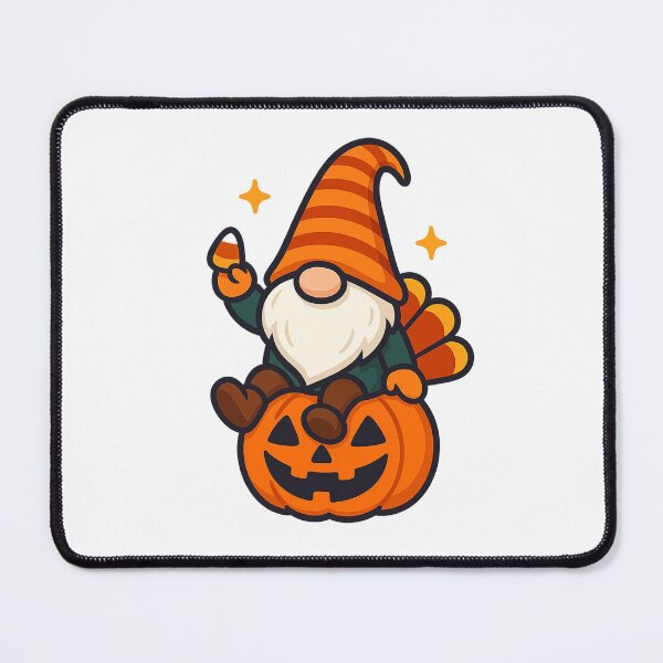 Item preview, Gnome Sitting on Jack-o’-Lantern T-Shirt – Cute Halloween Design designed and sold by PrintCreations9.