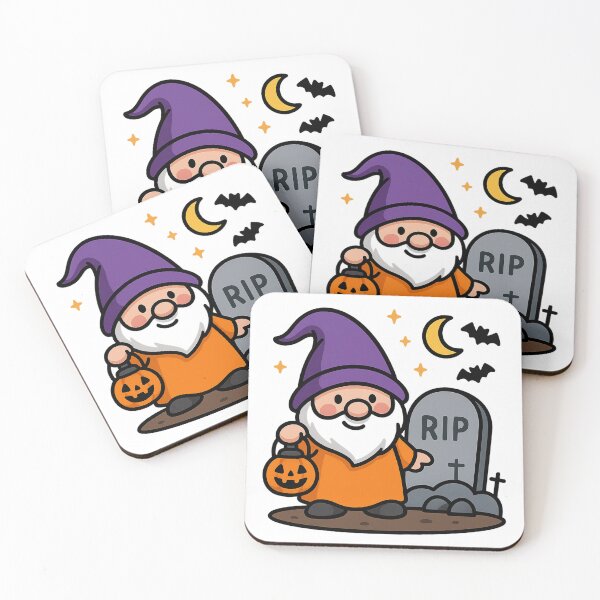Item preview, Gnome in Graveyard T-Shirt – Cute Spooky Halloween Design designed and sold by PrintCreations9.