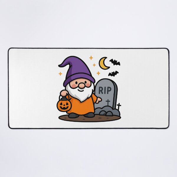 Item preview, Gnome in Graveyard T-Shirt – Cute Spooky Halloween Design designed and sold by PrintCreations9.