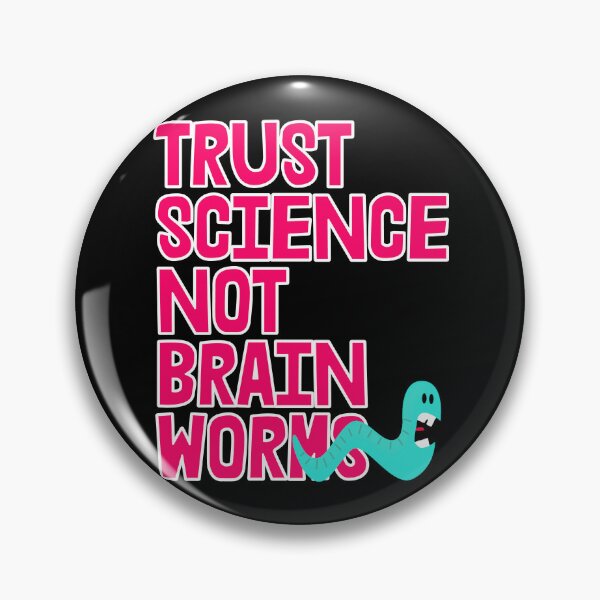 Item preview, TRUST SCIENCE Not Brain Worms - Featuring Scaredy Worm designed and sold by Thelittlelord.