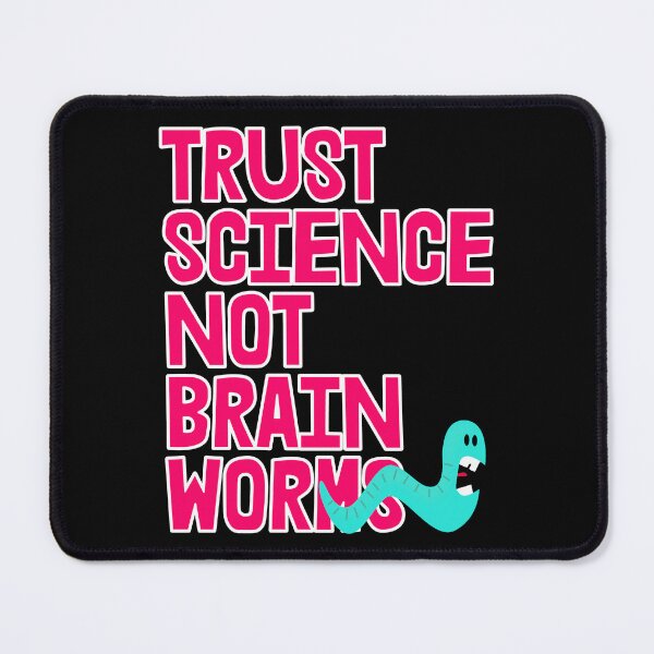 Item preview, TRUST SCIENCE Not Brain Worms - Featuring Scaredy Worm designed and sold by Thelittlelord.