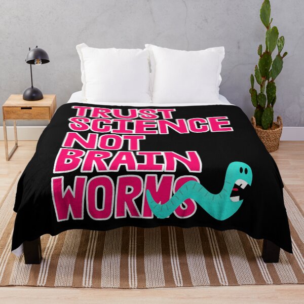 Item preview, TRUST SCIENCE Not Brain Worms - Featuring Scaredy Worm designed and sold by Thelittlelord.