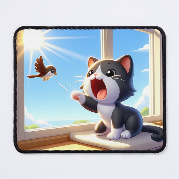 Item preview, Kitten and bird designed and sold by JALNERVION SHOP.