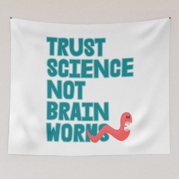 Item preview, TRUST SCIENCE Not Brain Worms - Scaredy worm 2.0 designed and sold by Thelittlelord.