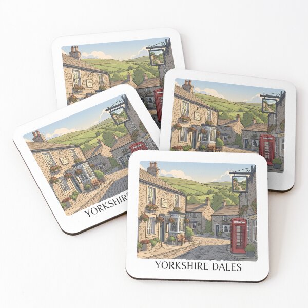 Item preview, Yorkshire Dales Cottagecore - Cozy English Village Scene designed and sold by Digital Dreams Arts.