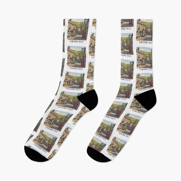 Item preview, Yorkshire Dales Cottagecore - Cozy English Village Scene designed and sold by Digital Dreams Arts.