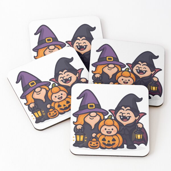Item preview, Halloween Gnome Family T-Shirt – Witch, Vampire & Pumpkin Baby Design designed and sold by PrintCreations9.